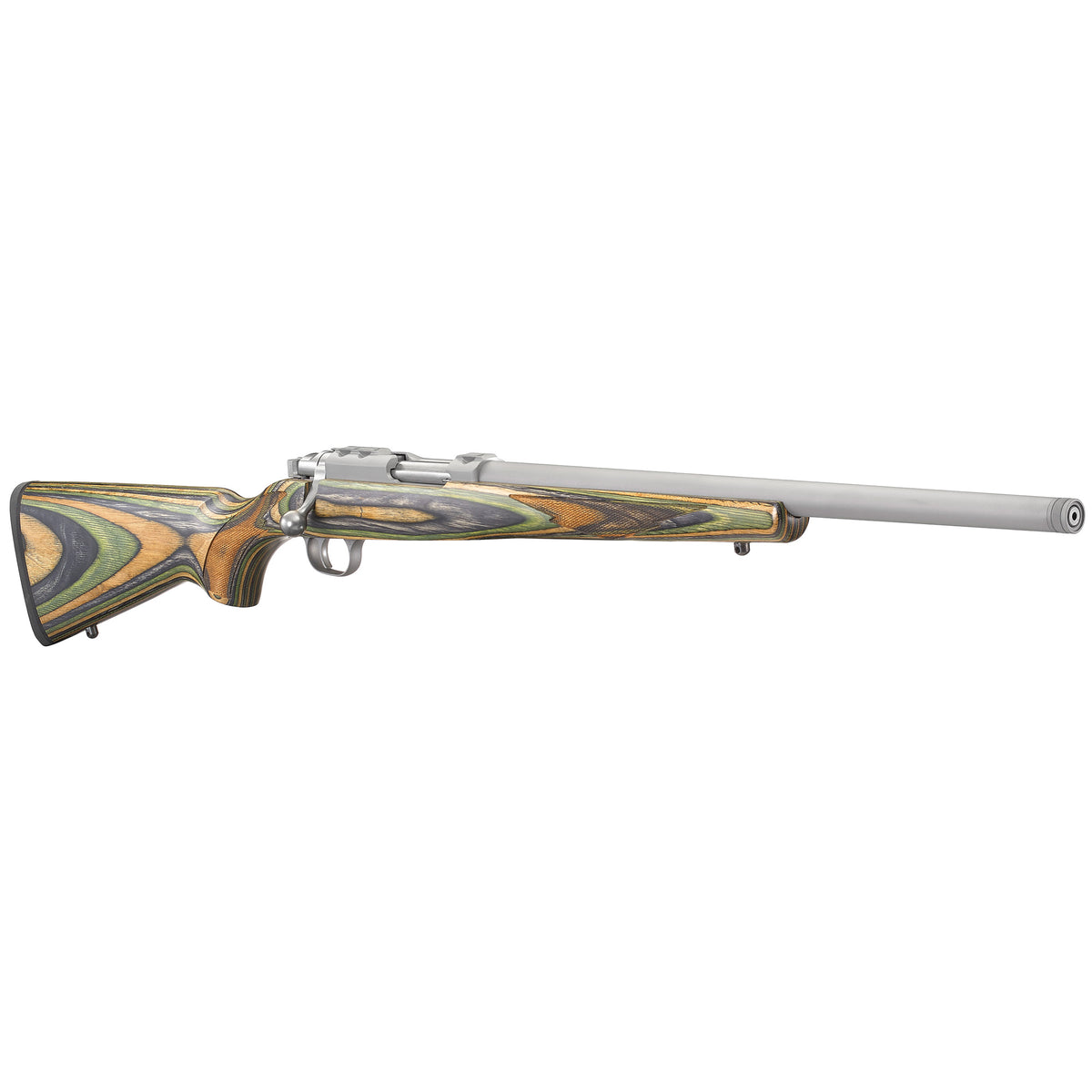 RUGER 77/17 17HORN 18.5" 6RD STS/GRN