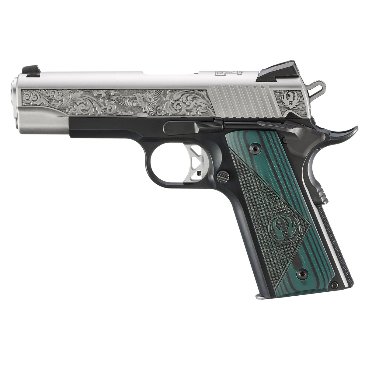 Ruger SR1911 - 45 ACP 4.25" 7rd (Anodized Frame and Low-Glare Stainless Slide) [RUG16704]