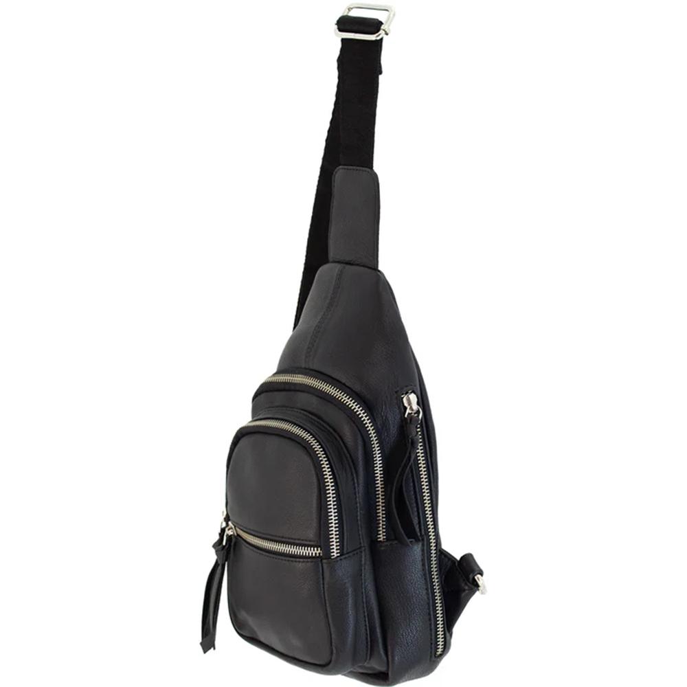 Smith & Wesson Leather CCW Sling Bag - Black