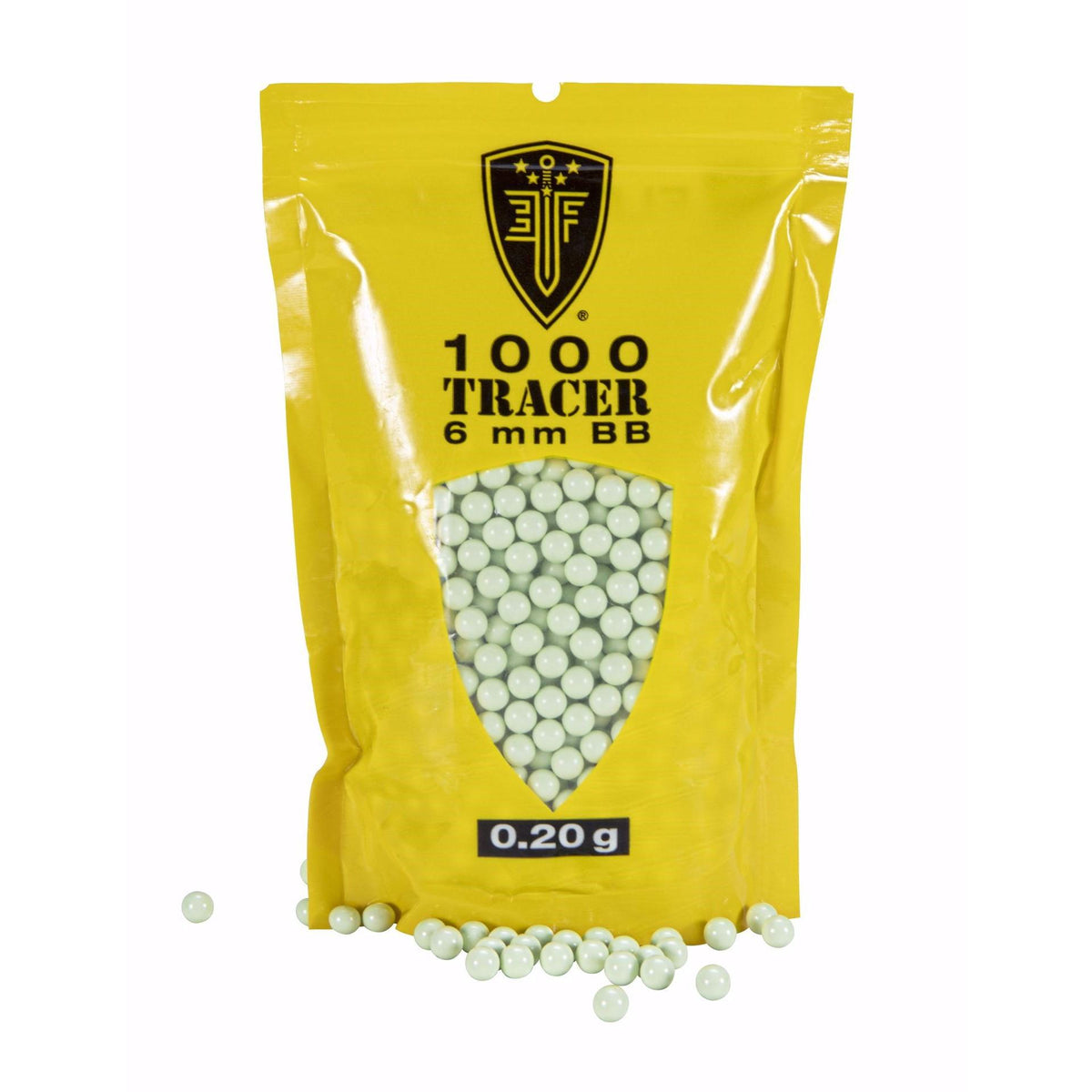 Umarex EF Tracer BB's-.20g-1000 ct-light green 6mm