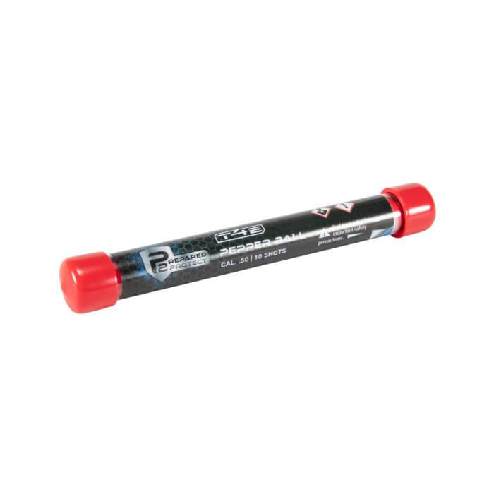 Umarex Prepared2Protect by T4E PEPPER BALL- .50 CAL RED/WHITE- 10 CT