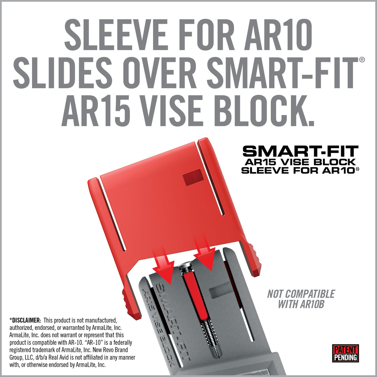 Real Avid AR-10 Smart Fit Vise Block Sleeve
