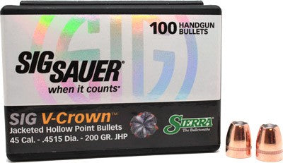 SIERRA BULLETS .45 CAL .4515