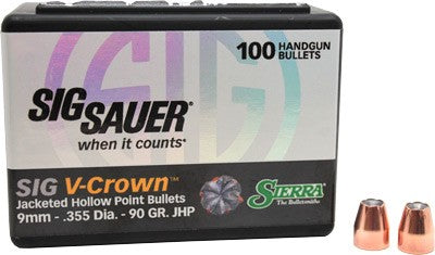 SIERRA BULLETS 9MM .355