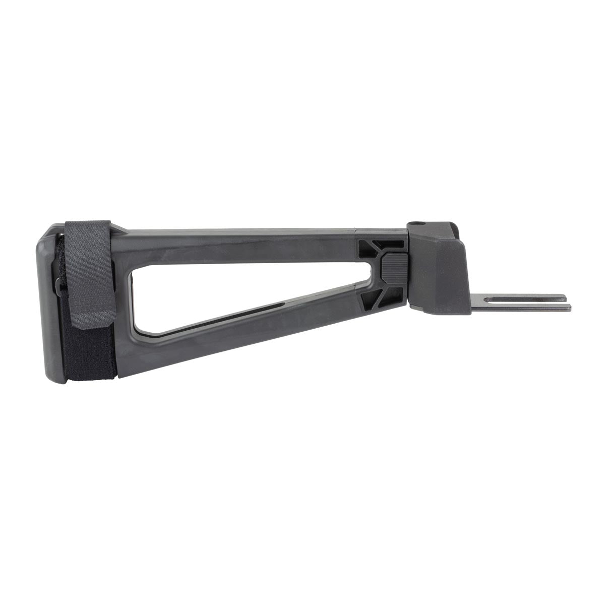 SB Tactical AKTF Side Folding Stabalizing Brace w/ Nylon Strap - Fits AK Platform - Includes AK Adapter