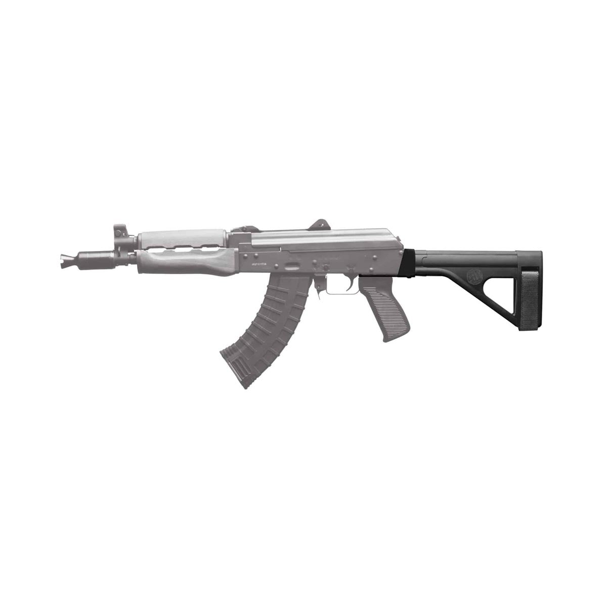 SB Tactical SOB47 Pistol Stabilizing Brace w/ Nylon Strap - Fits AK Pistols - Includes AK Adapter