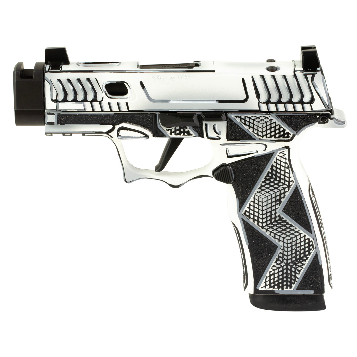 Sig Sauer P365X Komodo Anime - 9MM 17rd (Custom White Cerakote Finish by Shark Coast Tactical) [SCT300-252-0408-11]