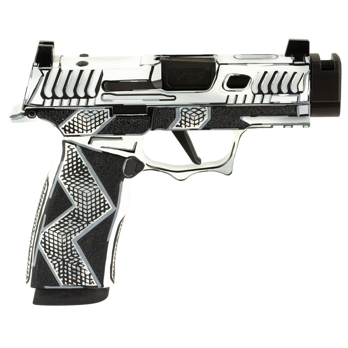 Sig Sauer P365X Komodo Anime - 9MM 17rd (Custom White Cerakote Finish by Shark Coast Tactical) [SCT300-252-0408-11]