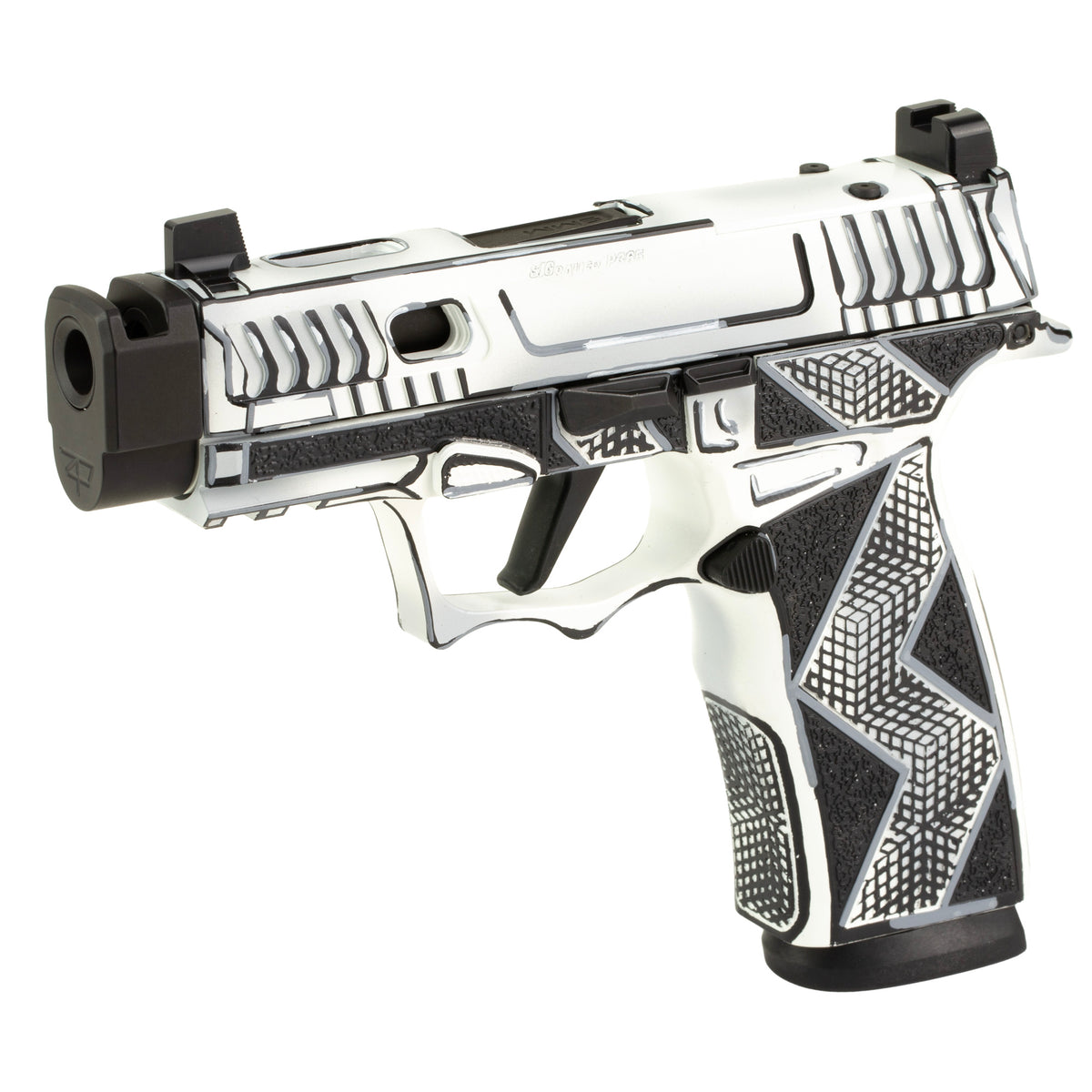 Sig Sauer P365X Komodo Anime - 9MM 17rd (Custom White Cerakote Finish by Shark Coast Tactical) [SCT300-252-0408-11]
