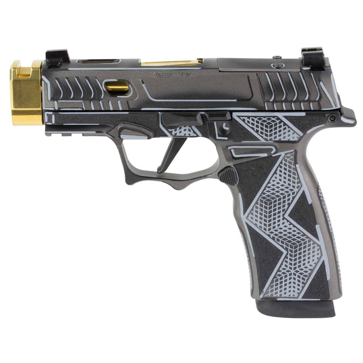 Sig Sauer P365X Komodo Anime - 9MM 17rd (Custom Black Cerakote Finish by Shark Coast Tactical) [SCT300-252-0409-04]