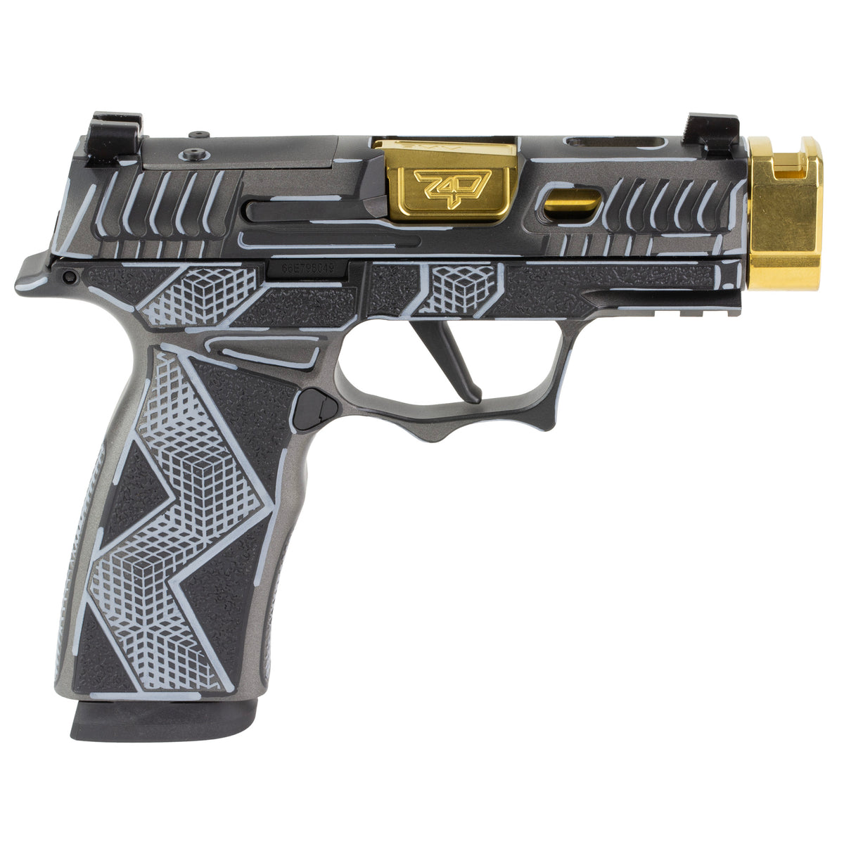 Sig Sauer P365X Komodo Anime - 9MM 17rd (Custom Black Cerakote Finish by Shark Coast Tactical) [SCT300-252-0409-04]