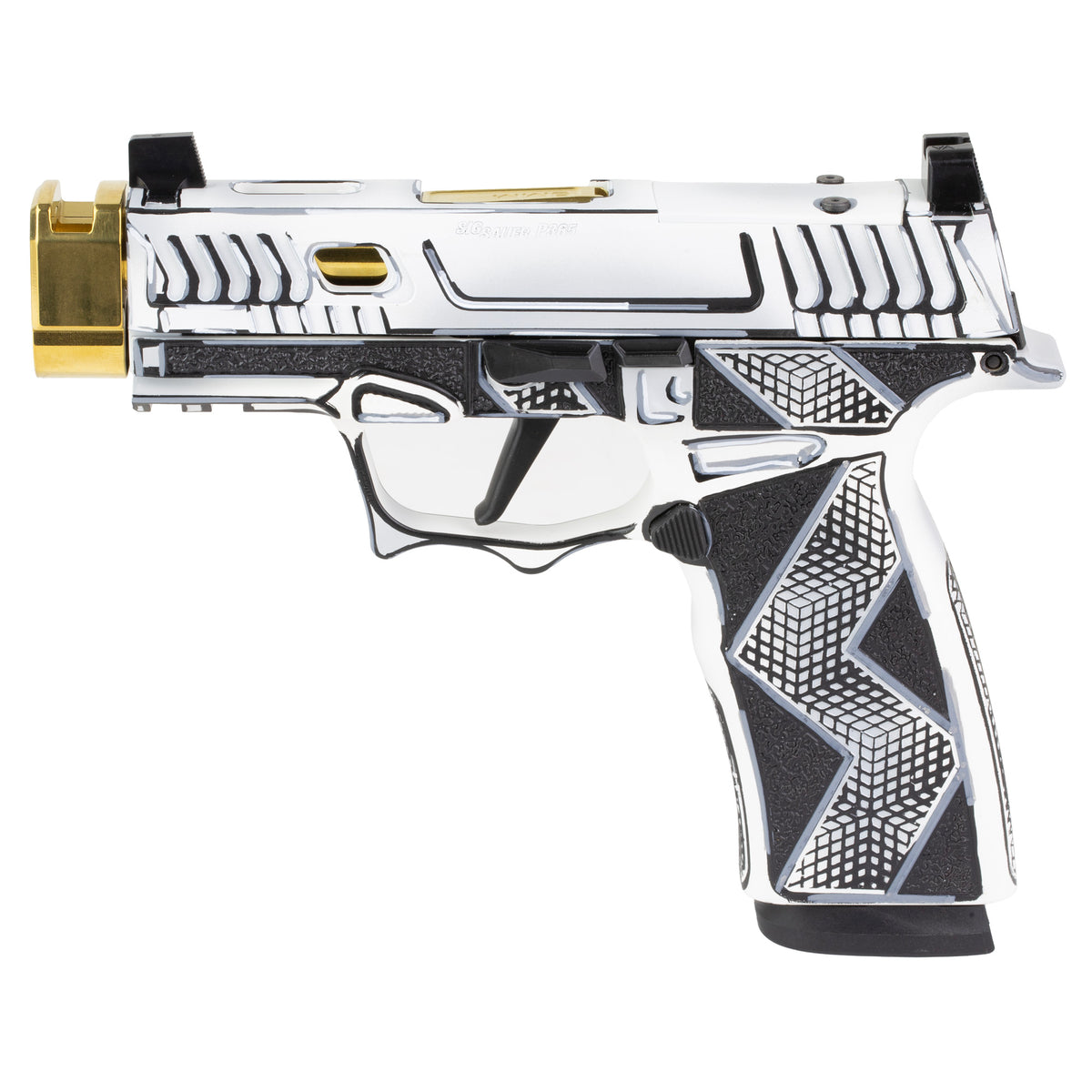 Sig Sauer P365X Komodo Anime - 9MM 17rd (Custom White Cerakote Finish by Shark Coast Tactical) [SCT300-252-0409-11]