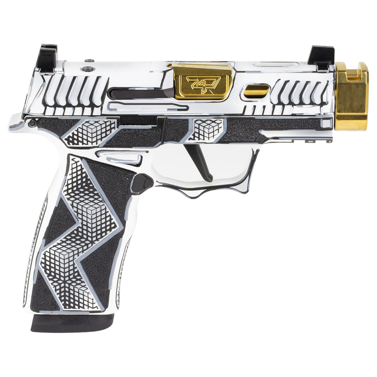 Sig Sauer P365X Komodo Anime - 9MM 17rd (Custom White Cerakote Finish by Shark Coast Tactical) [SCT300-252-0409-11]