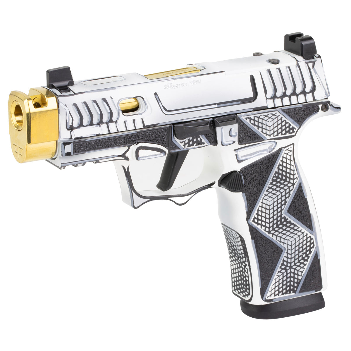 Sig Sauer P365X Komodo Anime - 9MM 17rd (Custom White Cerakote Finish by Shark Coast Tactical) [SCT300-252-0409-11]