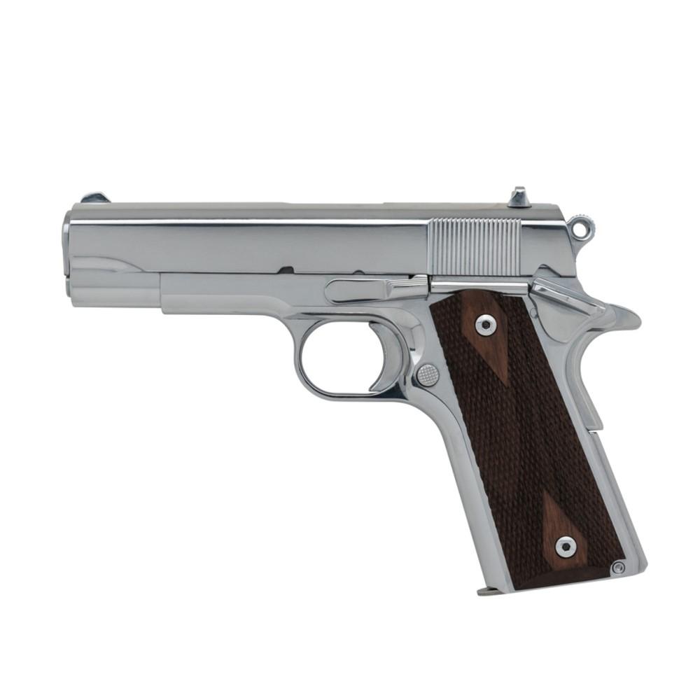 38 SUPER/ 9mm 4.25 1911 Polished Chrome, Limited Enhanced Features 2 bbls