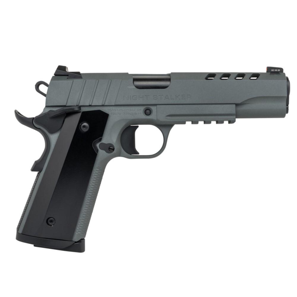TISAS 1911 DUTY Nightstalker 45 ACP 5''  Cerakote Grey slide lightning cuts