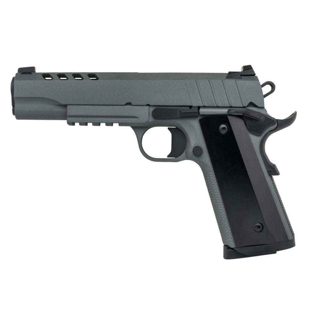 TISAS 1911 DUTY Nightstalker 45 ACP 5''  Cerakote Grey slide lightning cuts