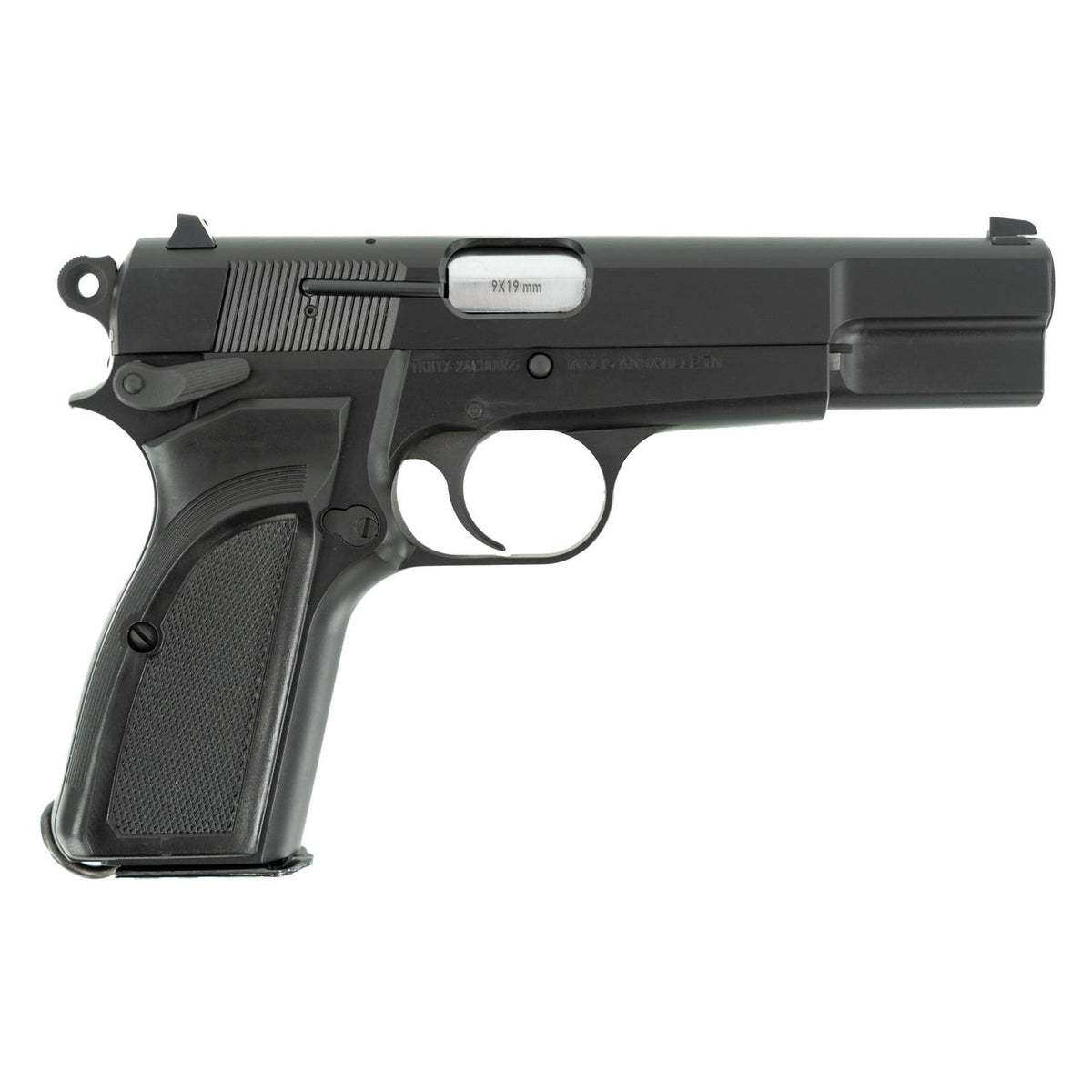 Inglis L9A1 Hi-Power 9MM 4.7'' Barrel Black Chromate Finish 2-15rnd Mags