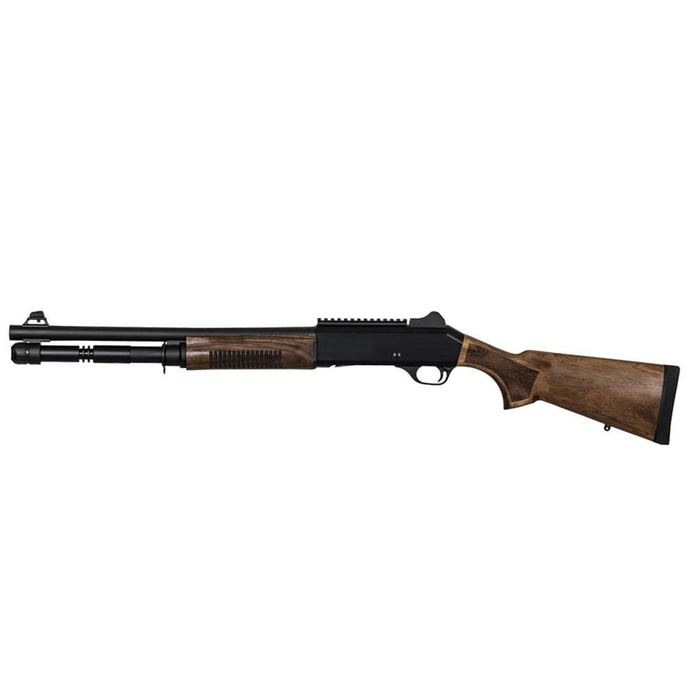 MAC 1014 Wood stock 18.5 Barrel Tube Fed 12 ga Semi-Auto Shotgun 5+1