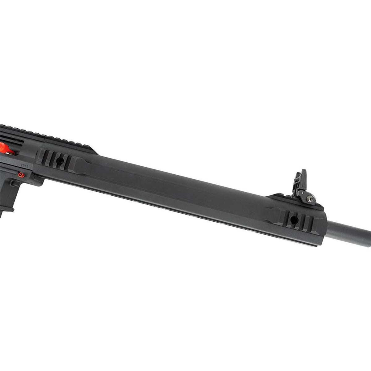 TT-12 PRO Black w/ Red SA Magfed 12GA Self Reg Gas Mil-Spec Buffer Tube