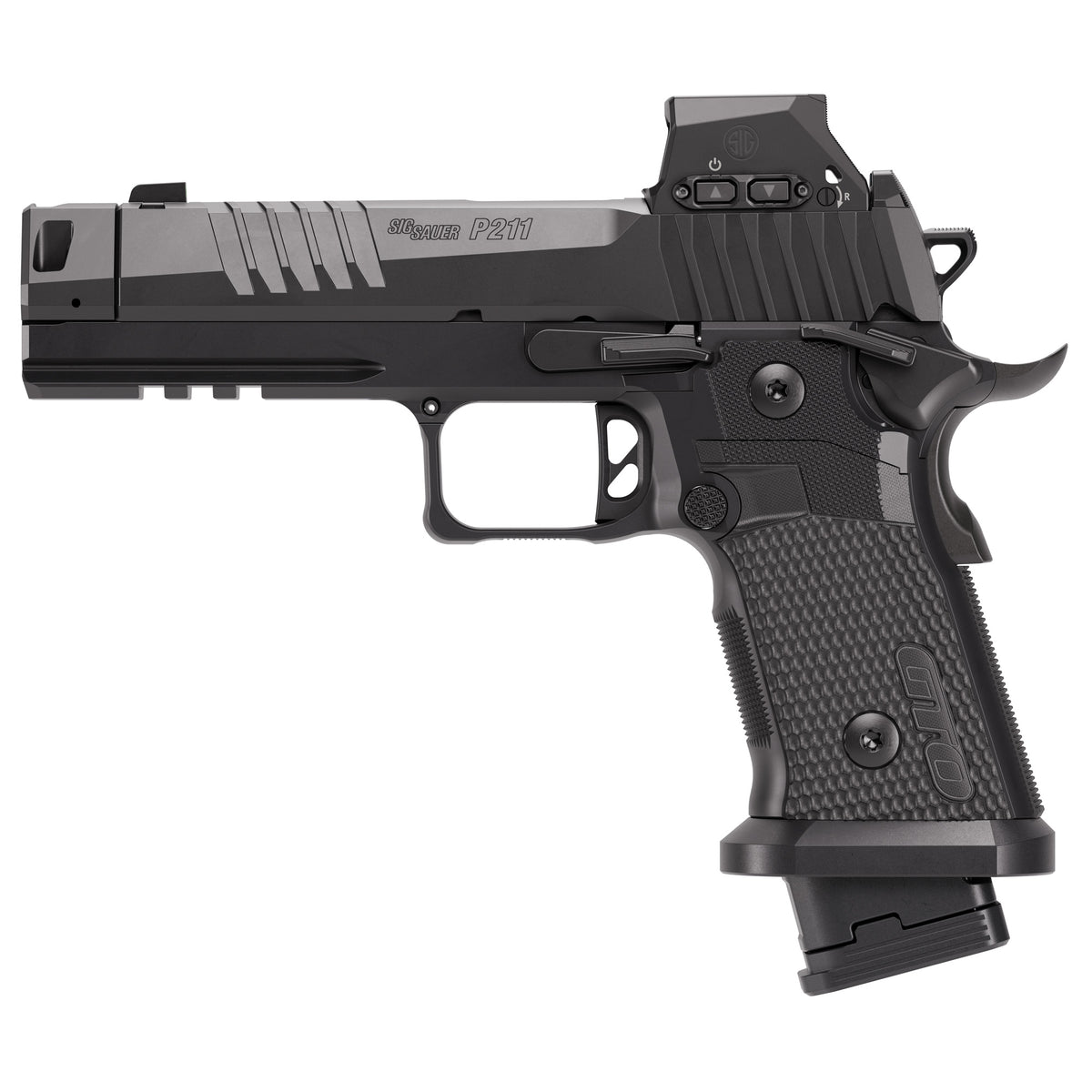 Sig Sauer P211 GTO - 9MM 4.4" 21rd (Nitron Finish) [SG211F-9-GTO-B-RXSL]