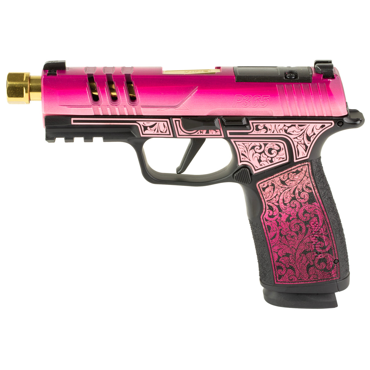 Sig Sauer P365 XMACRO - 9MM 17rd (Custom Lady Bug Cerakote Finish by Shark Coast Tactical)