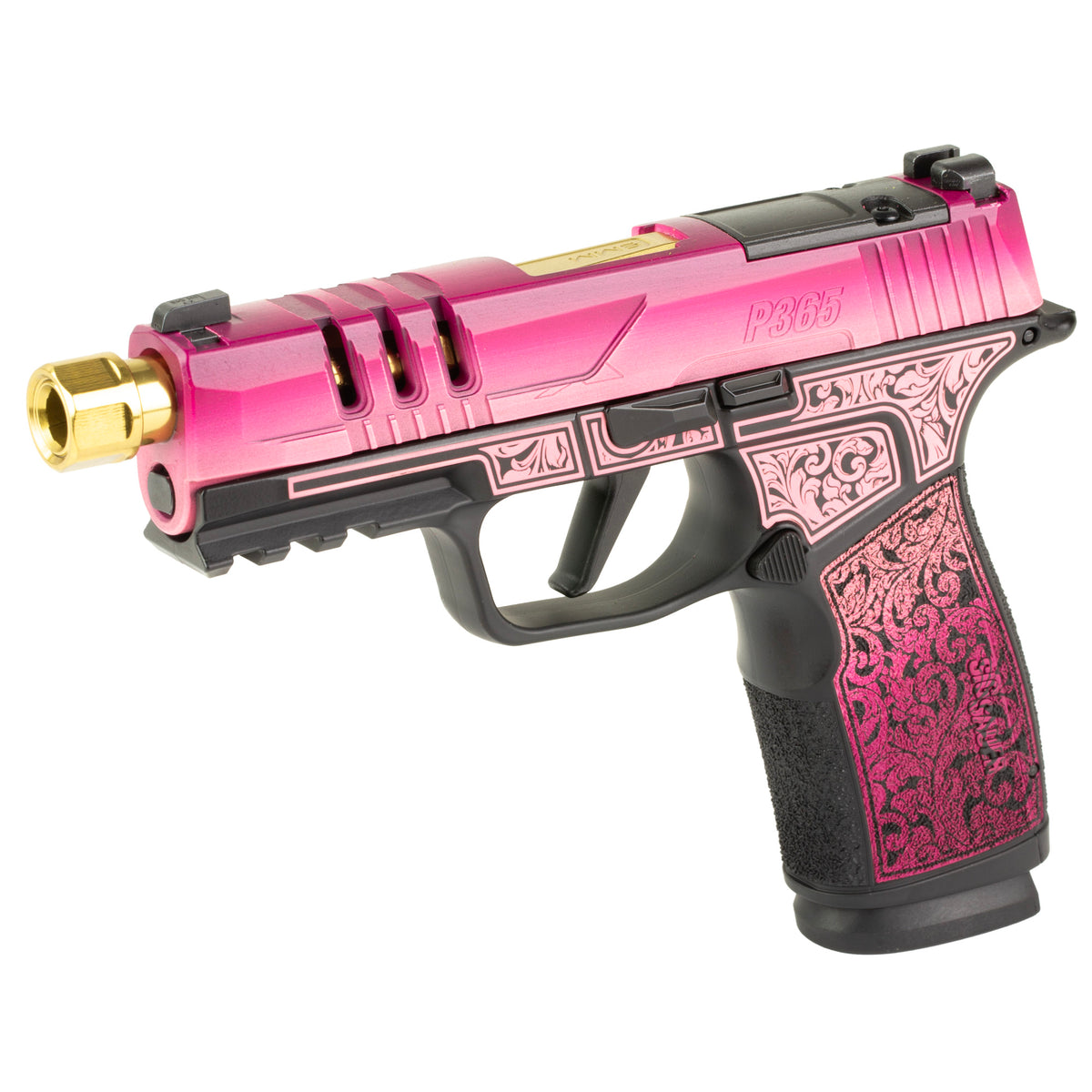 Sig Sauer P365 XMACRO - 9MM 17rd (Custom Lady Bug Cerakote Finish by Shark Coast Tactical)