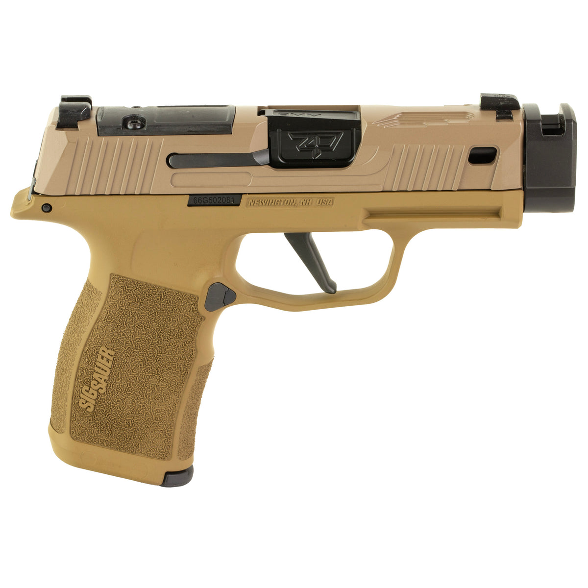 Sig Sauer P365X - 9MM 12rd (Custom Flat Dark Earth Cerakote Finish by Shark Coast Tactical)