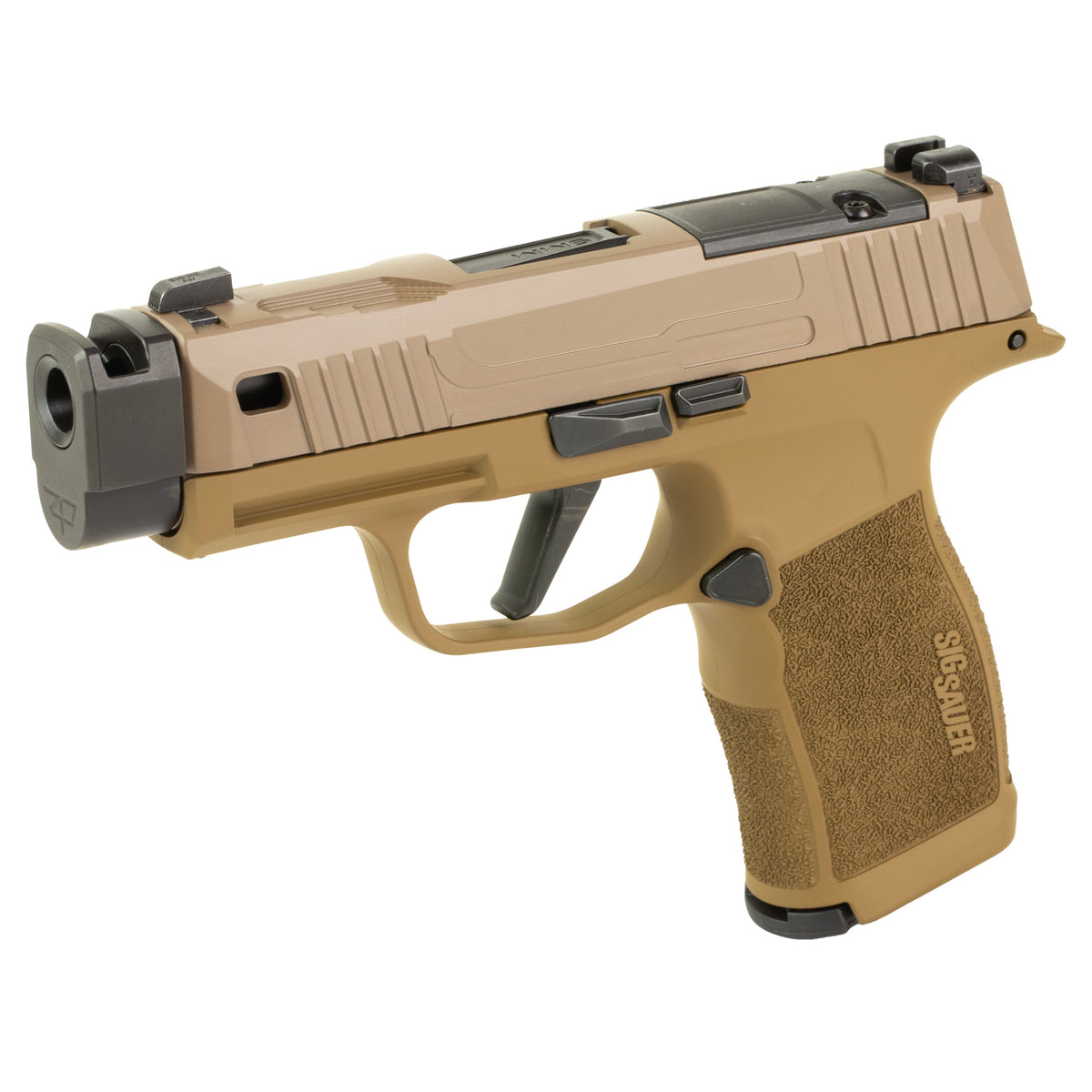 Sig Sauer P365X - 9MM 12rd (Custom Flat Dark Earth Cerakote Finish by Shark Coast Tactical)