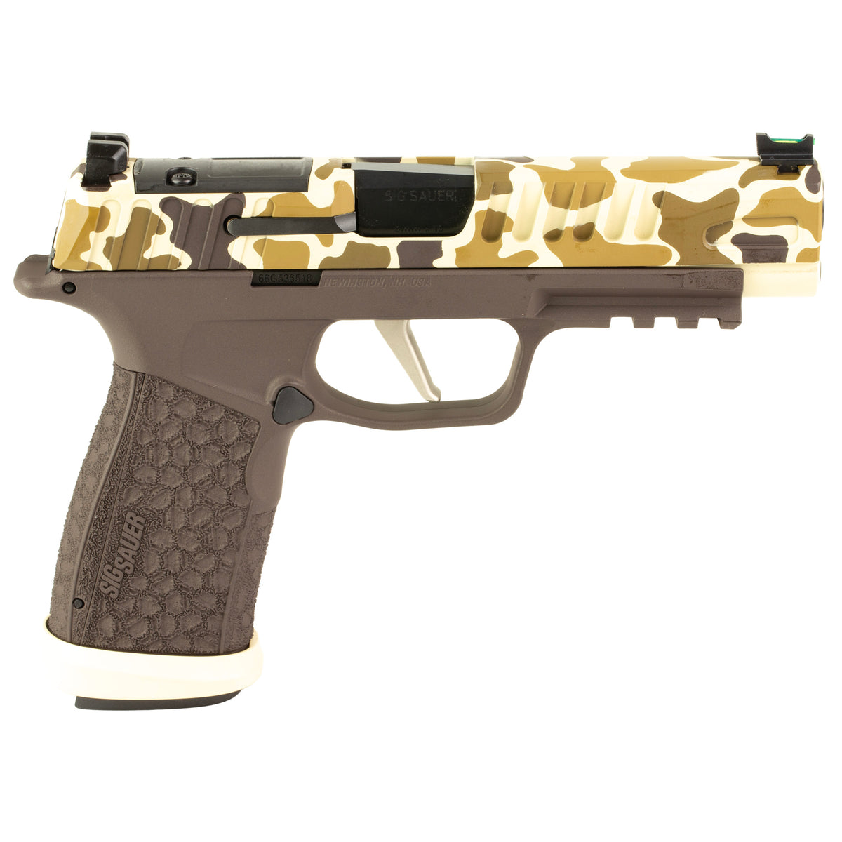 Sig Sauer P365 FUSE - 9MM 4.3" 21rd (Custom Duck Camo Cerakote by Shark Coast Tactical)