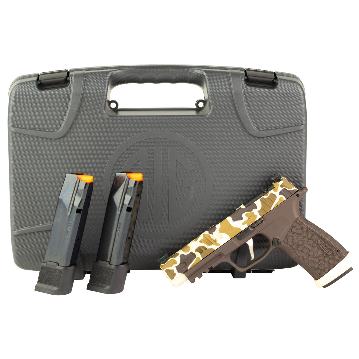Sig Sauer P365 FUSE - 9MM 4.3" 21rd (Custom Duck Camo Cerakote by Shark Coast Tactical)