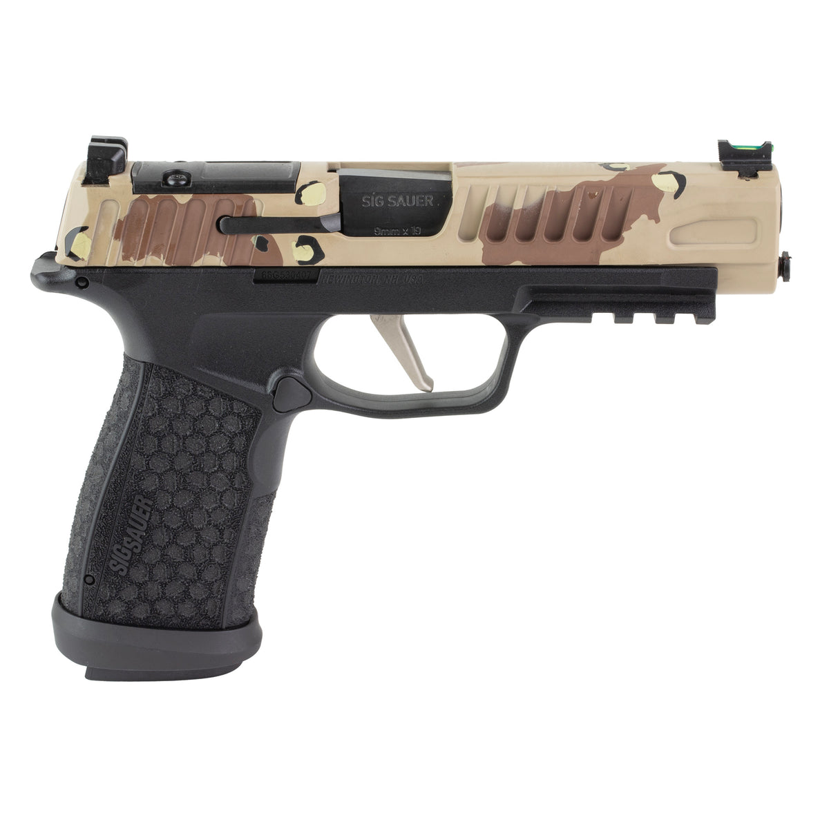 Sig Sauer P365 FUSE - 9MM 4.3" 21rd (Custom Chocolate Chip DS Camo Cerakote Finish by Skydas)