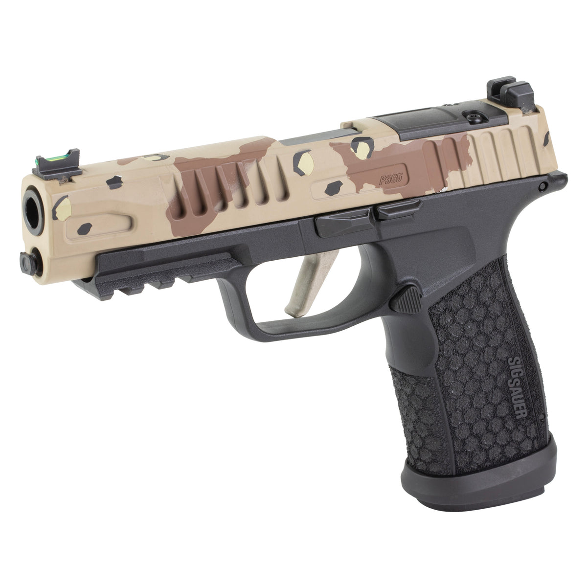 Sig Sauer P365 FUSE - 9MM 4.3" 21rd (Custom Chocolate Chip DS Camo Cerakote Finish by Skydas)