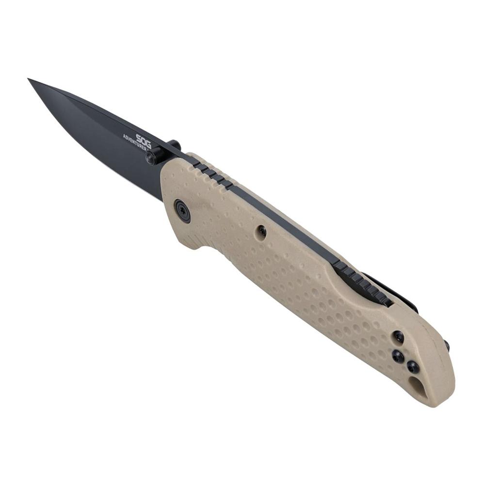 SOG ADVENTURER LB / 3.5'' BLADE / 5CR15MOV / FDE + BLACK