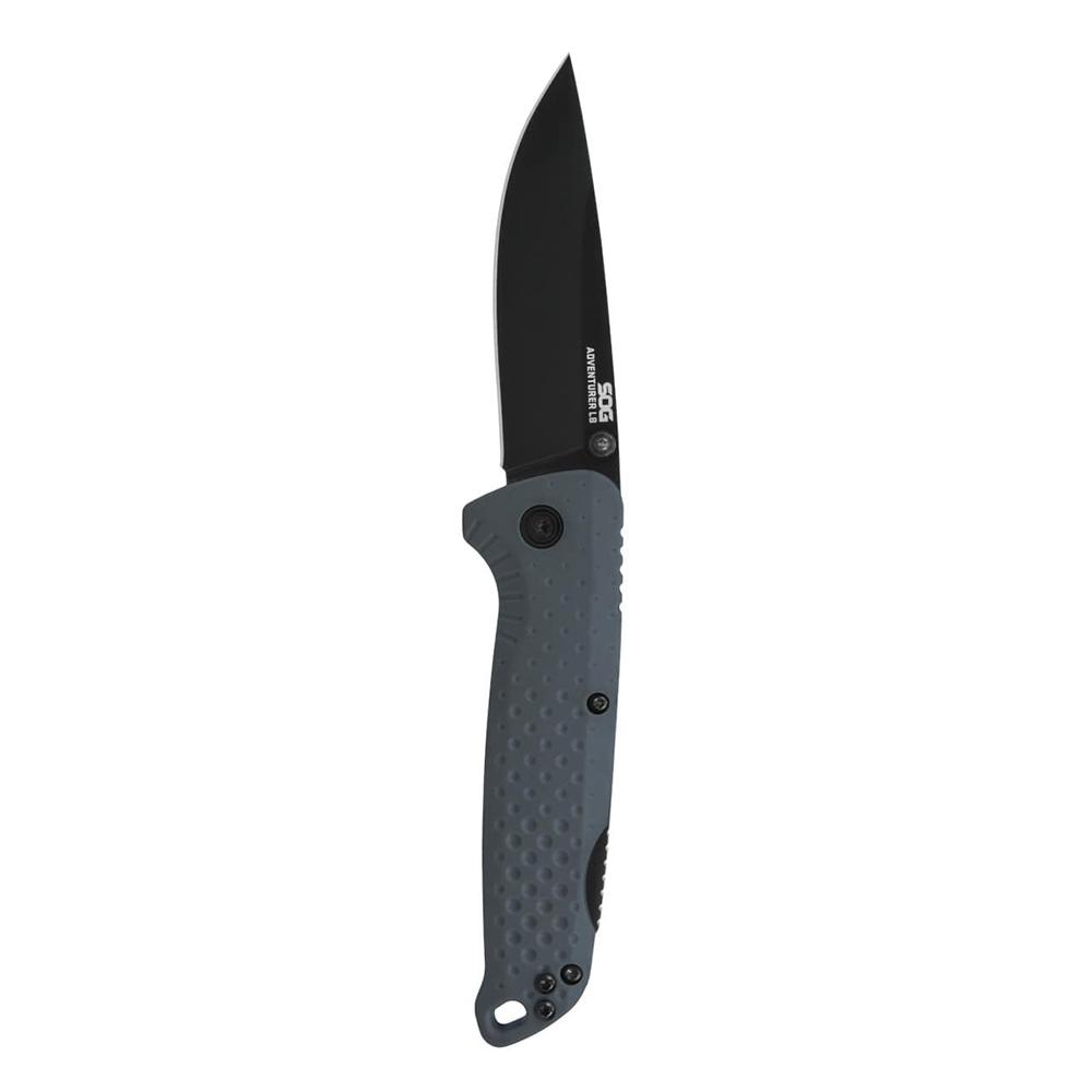 SOG ADVENTURER LB / 3.5'' BLADE / 5CR15MOV / GRAY + BLACK