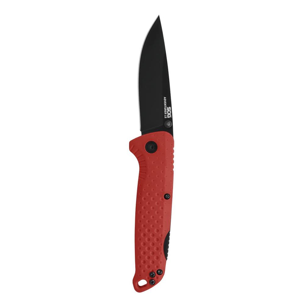 SOG ADVENTURER LB / 3.5'' BLADE / 5CR15MOV / RED + BLACK