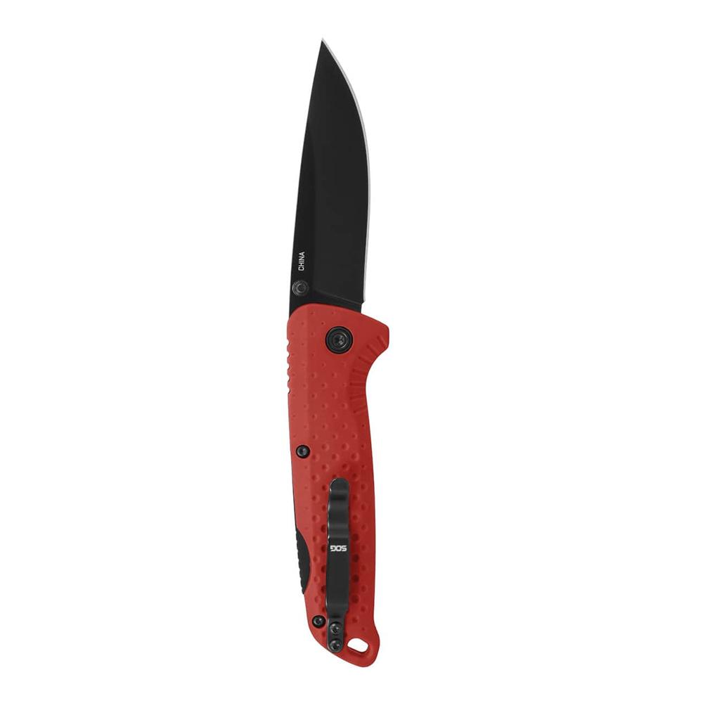 SOG ADVENTURER LB / 3.5'' BLADE / 5CR15MOV / RED + BLACK