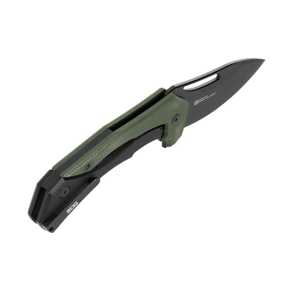 SOG KNIFE 3.7in Blade BULWARK FL / OD GREEN/SATIN PRESENTATION BOX FOLDING