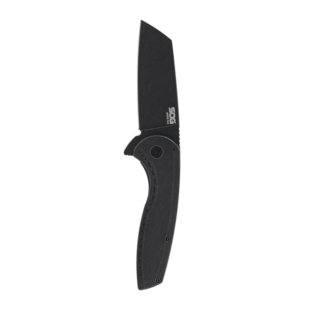 SOG AEGIS FLK 2.0 3.5'' WHARNCLIFFE BLADE BLISTER PACK BLACK PVD