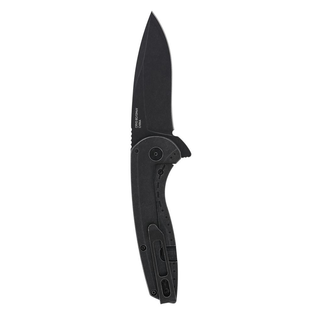 SOG AEGIS FLK 2.0 3.5'' DROP POINT BLADE BLISTER PACK BLACK STONEWASH