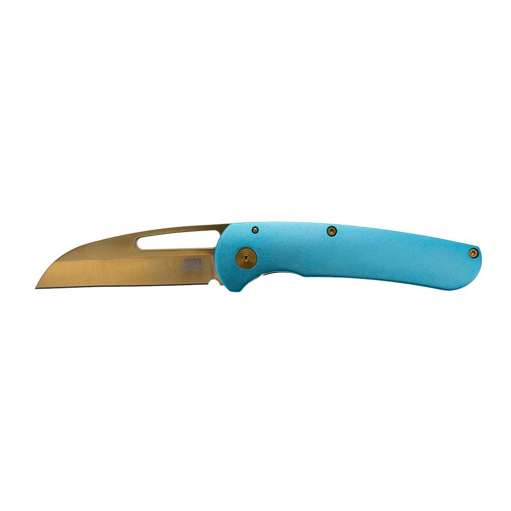 SOG ESCAPE FL 3'' BLADE BLISTER PACK BLUE + GOLD
