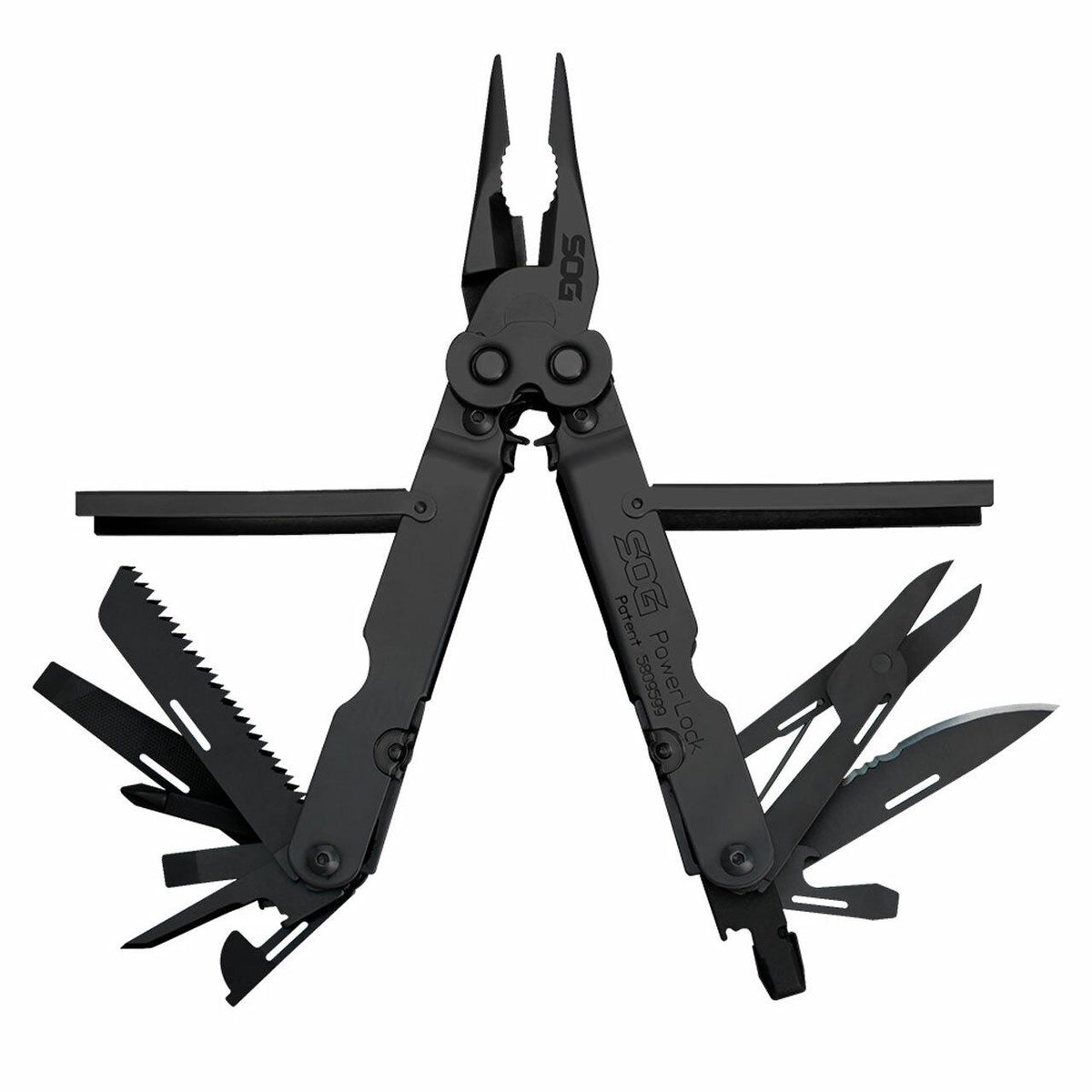 POWERLOCK EOD - SCISSORS - BLACK OXIDE - NYLON SHEATH