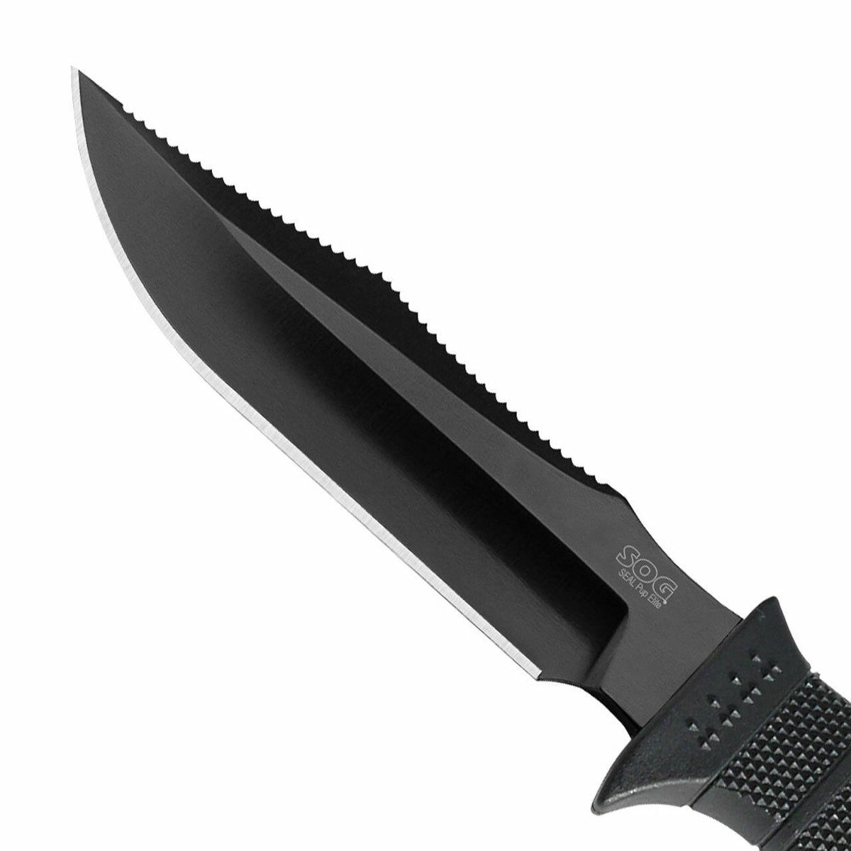 SEAL PUP ELITE - NYLON SHEATH - BLACK TINI- STRAIGHT EDGE