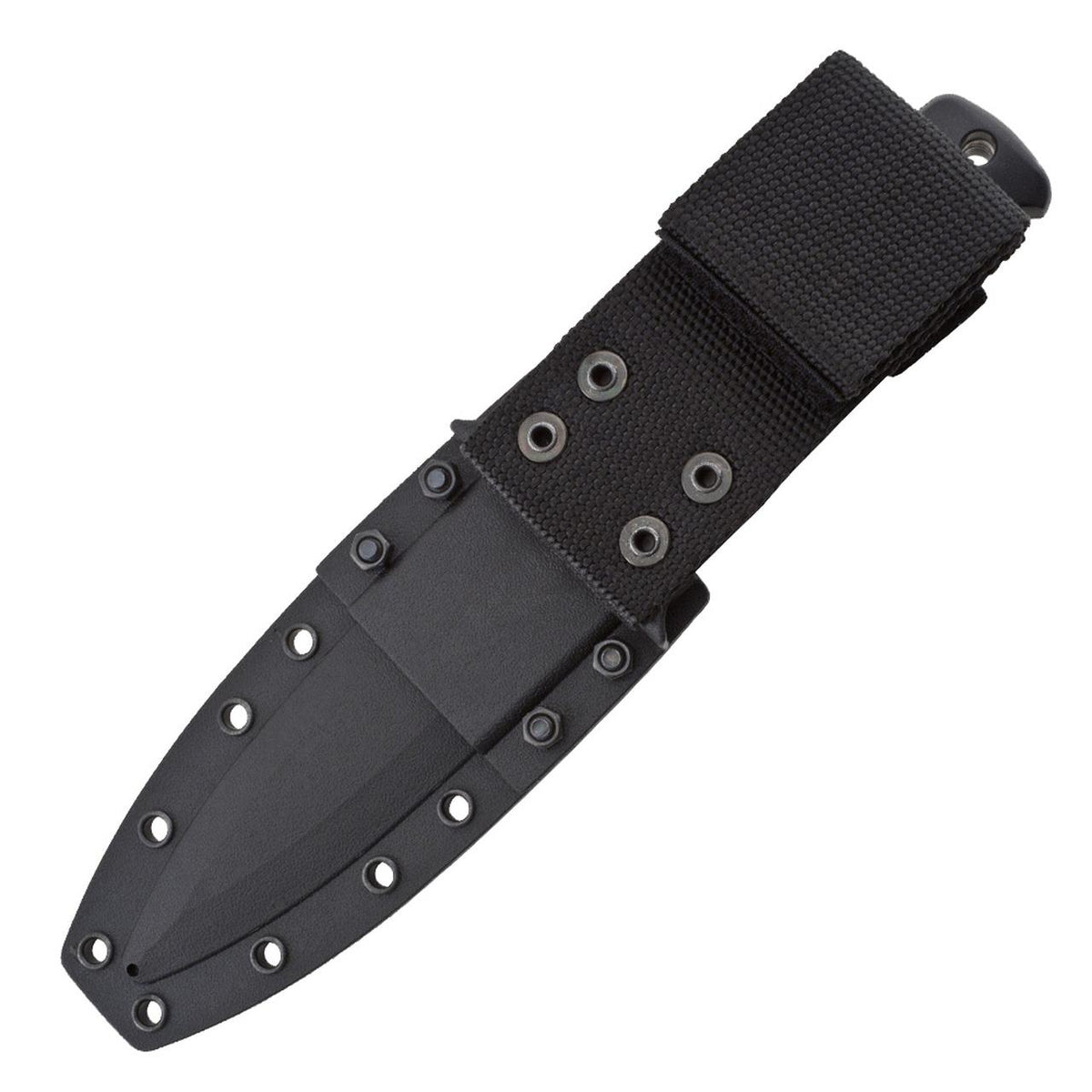 SEAL PUP ELITE - KYDEX SHEATH - BLACK TINI- PARTIALLY SERRATED