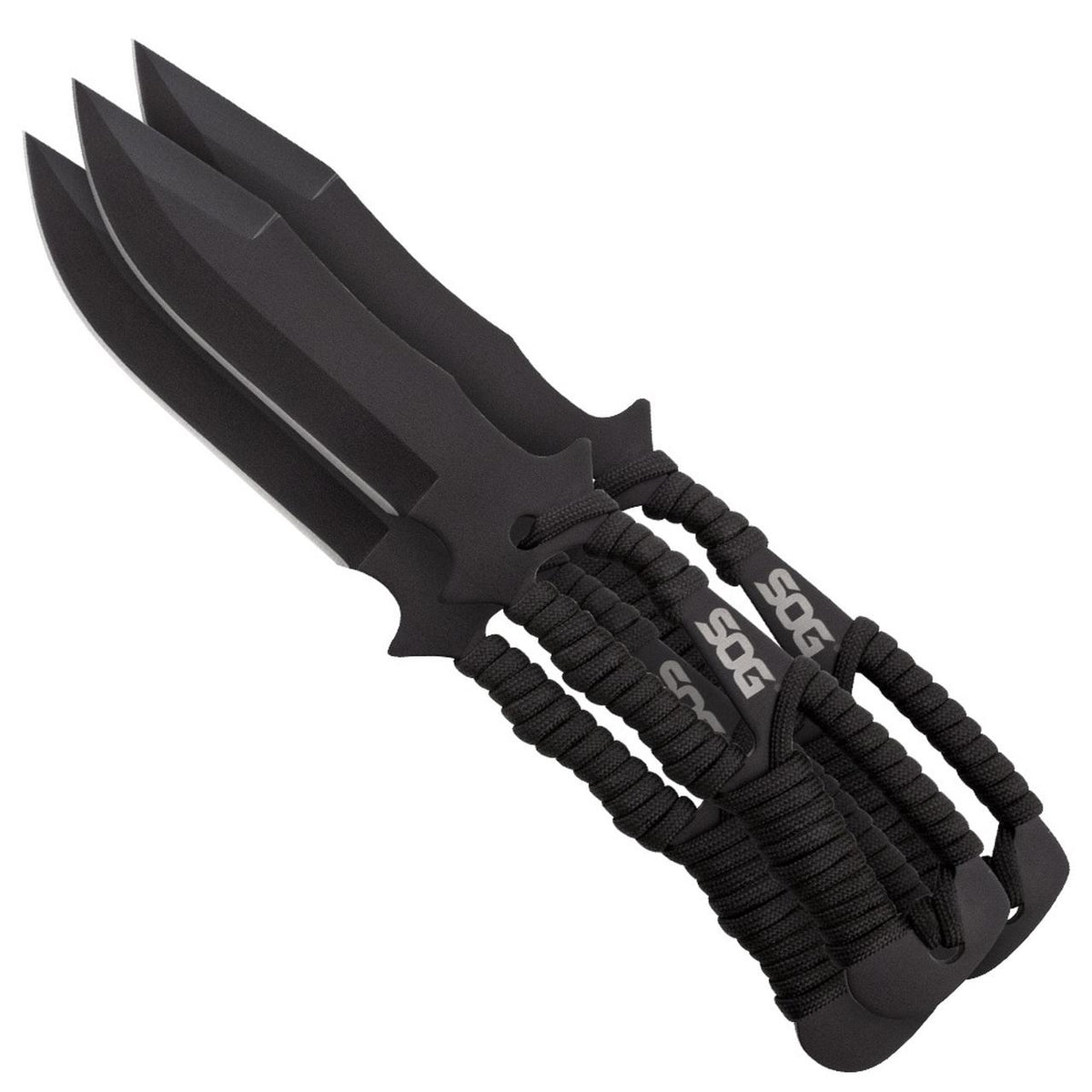 THROWING KNIVES- 3 PACK-STAMPED- NYLON SHEATH