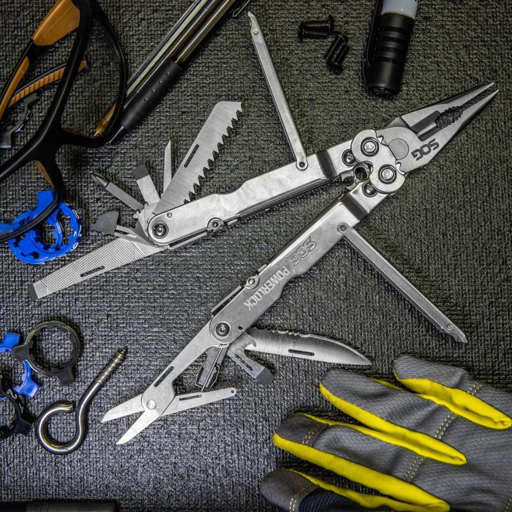 SOG POWERLOCK - SCISSORS - NYLON SHEATH  MULTI-TOOL
