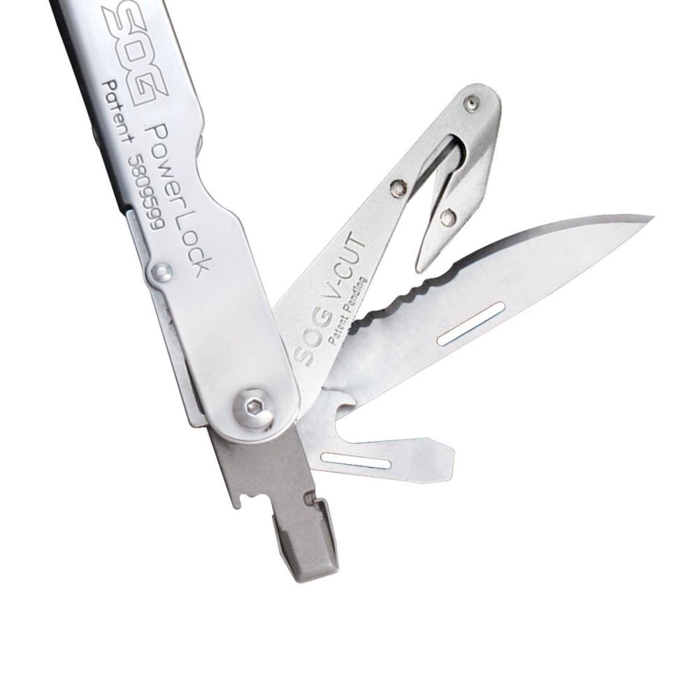 SOG POWERLOCK W/ V-CUTTER - NYLON SHEATH  MULTI-TOOL