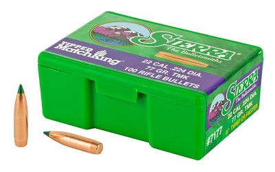 SIERRA TIPPED MK .224 77GR 100CT