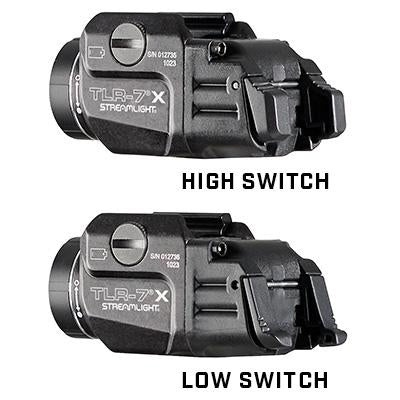 TLR-7 X USB Incl key kit/high/low paddle switch/recharge battery & USBC Blk