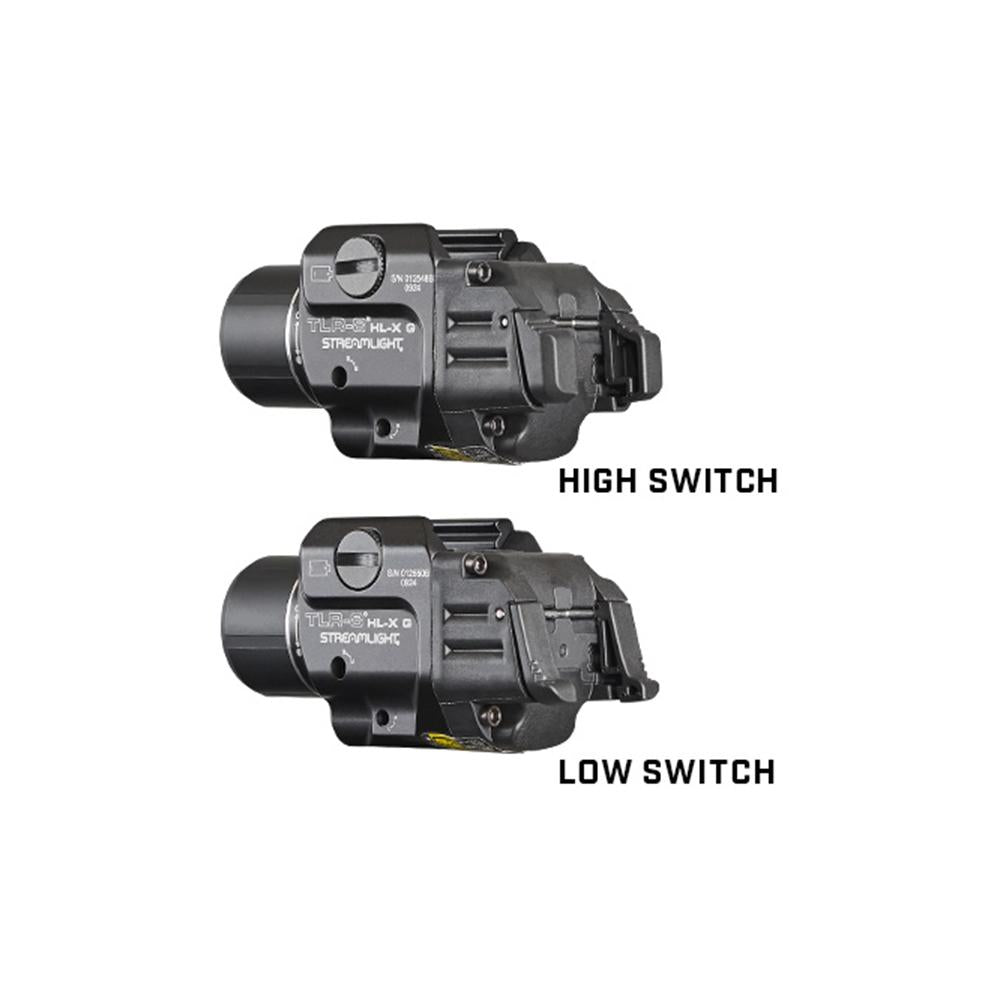 Streamlight TLR-8 HL-X G USB w/high-low switch (1) SL-B9 battery pack USB